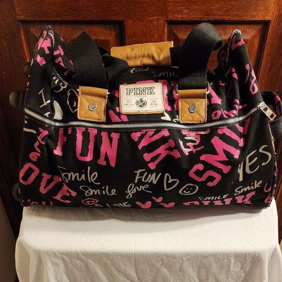 Victoria's Secret Handbags - Nice Vintage Victoria Secret Wheelie Luggage Carry On